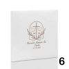 Album komunijny wklejany 30 kremowych stron, personalizowany, 5 wzorów